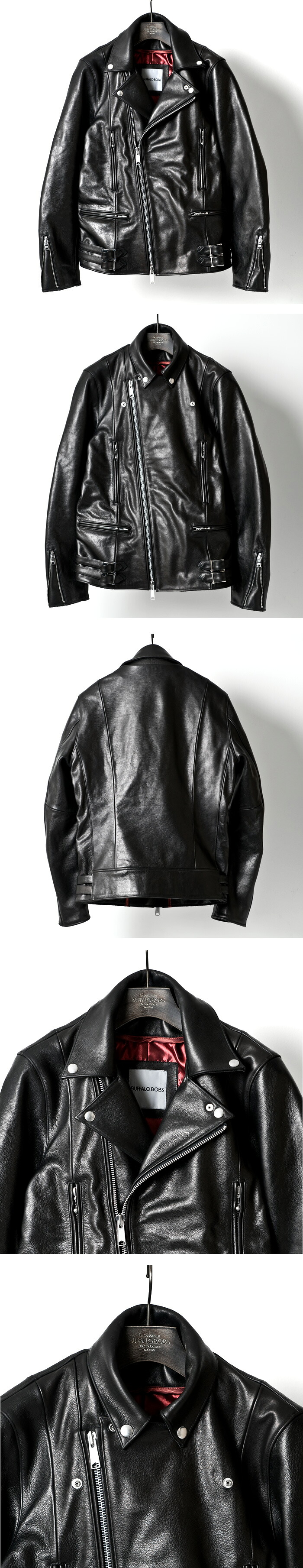 THUNDERBOLT-COW(サンダーボルト カウ)ダブルライダース カウ レザー