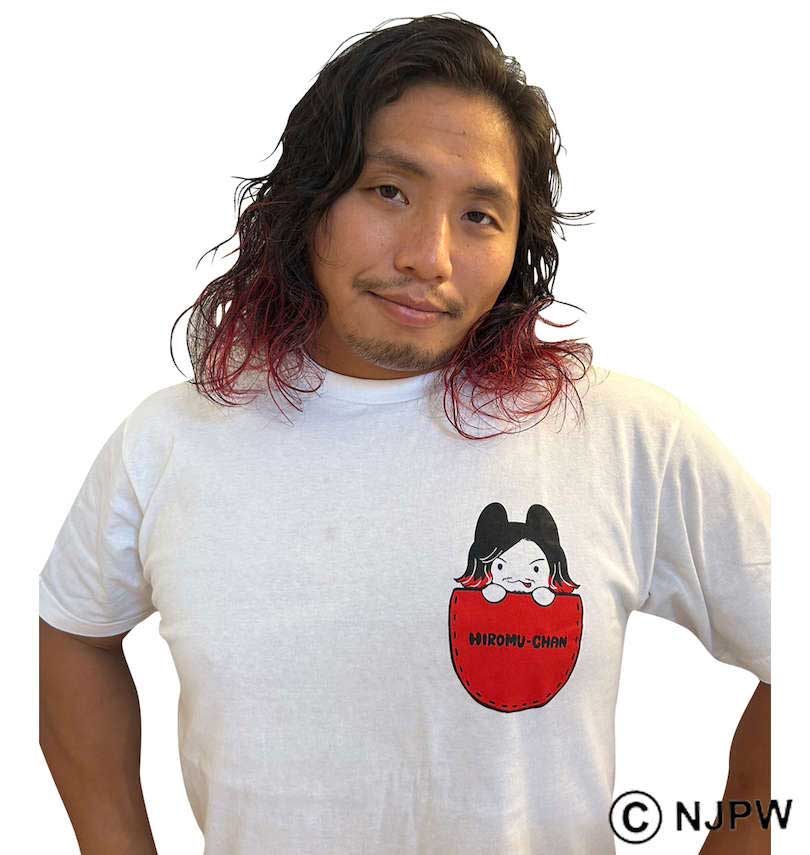 大きいサイズ 新日本プロレス 高橋ヒロム×田中かえコラボ 半袖Tシャツ