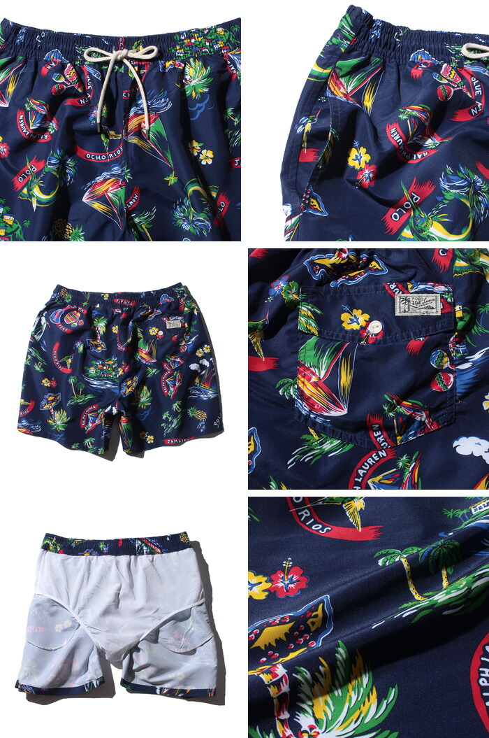 楽天市場】大きいサイズ メンズ スイム ショート パンツ POLO RALPH