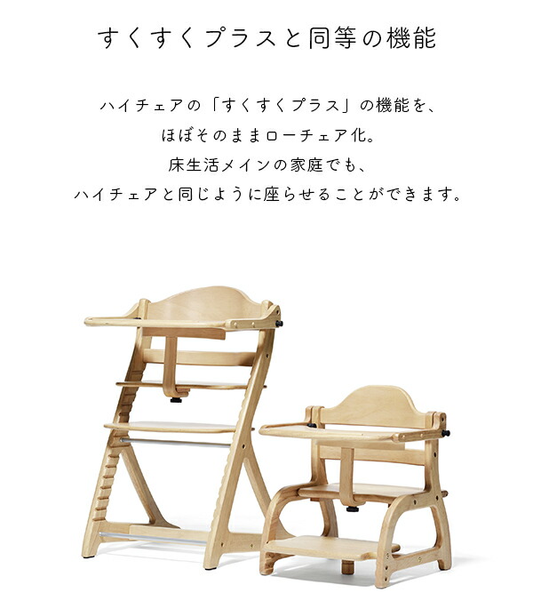 楽天市場】yamatoya認定店 大和屋 すくすくローチェア2 NA LB DBベビー