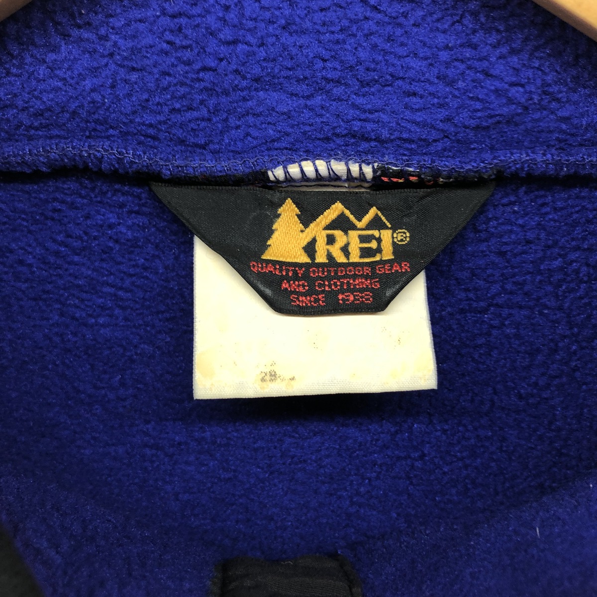 古着 90年代 アールイーアイ REI ハーフスナップ フリースプルオーバー