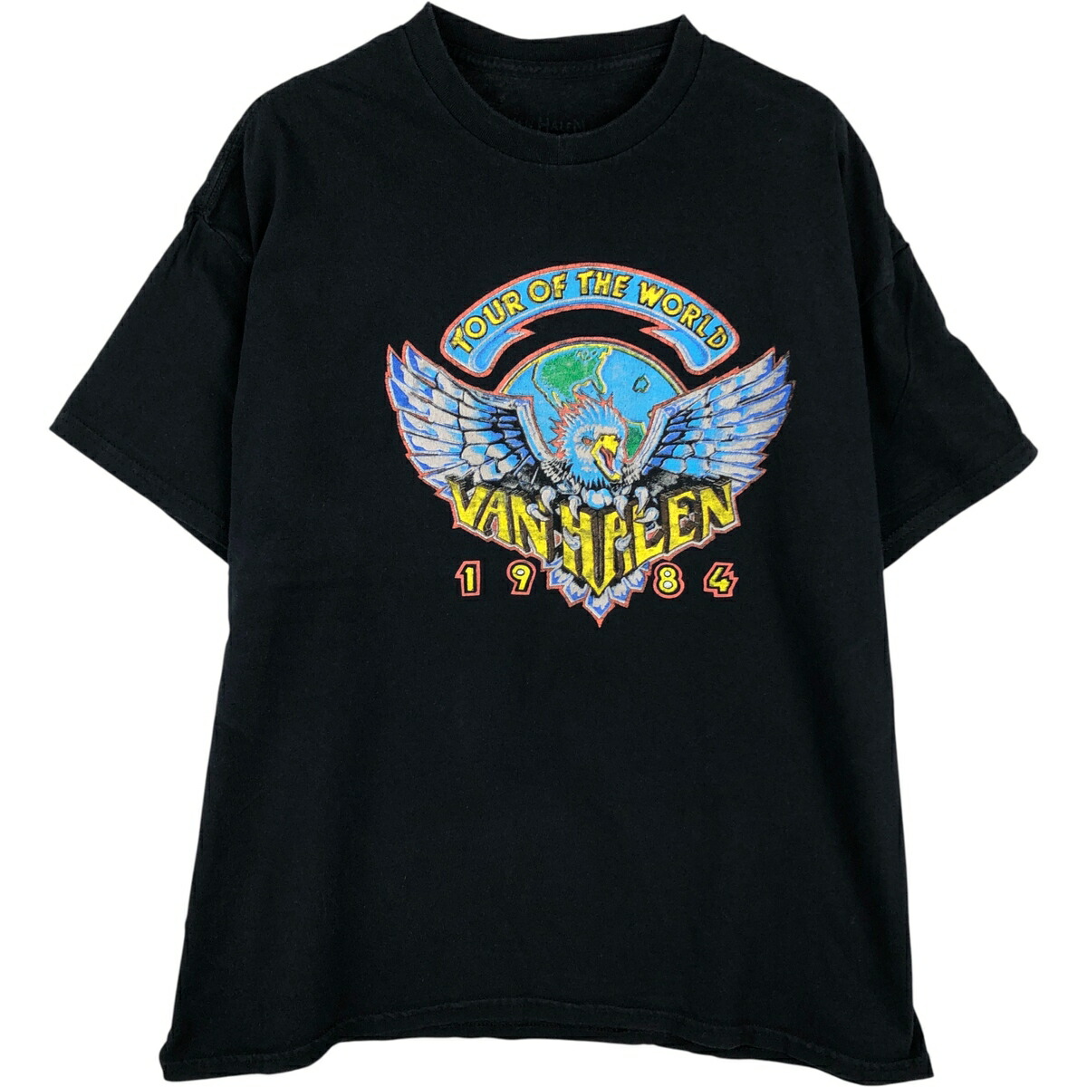 古着 VANHALEN ヴァンヘイレン 鷲柄 イーグル柄 バンドTシャツ バンT
