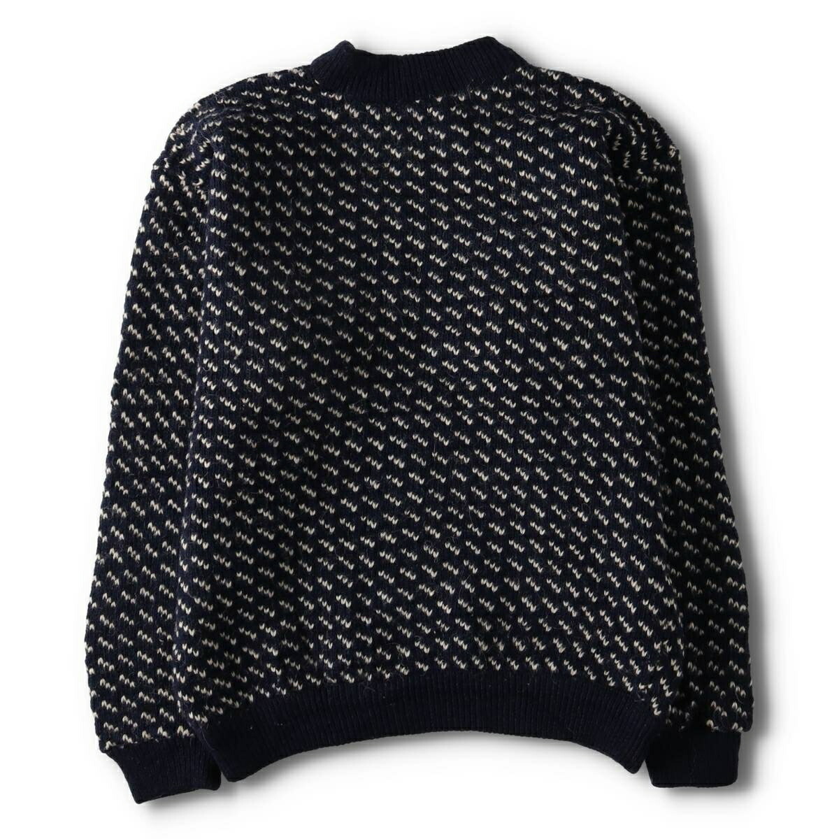 古着 70～80年代 エルエルビーン L.L.Bean バーズアイ柄 ニット