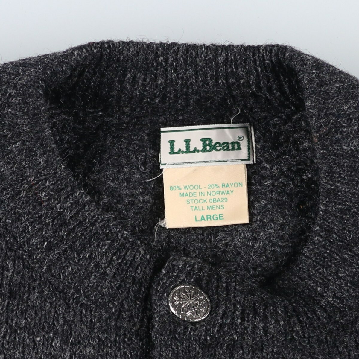 古着 70～80年代 エルエルビーン L.L.Bean バーズアイ柄 ヘンリー