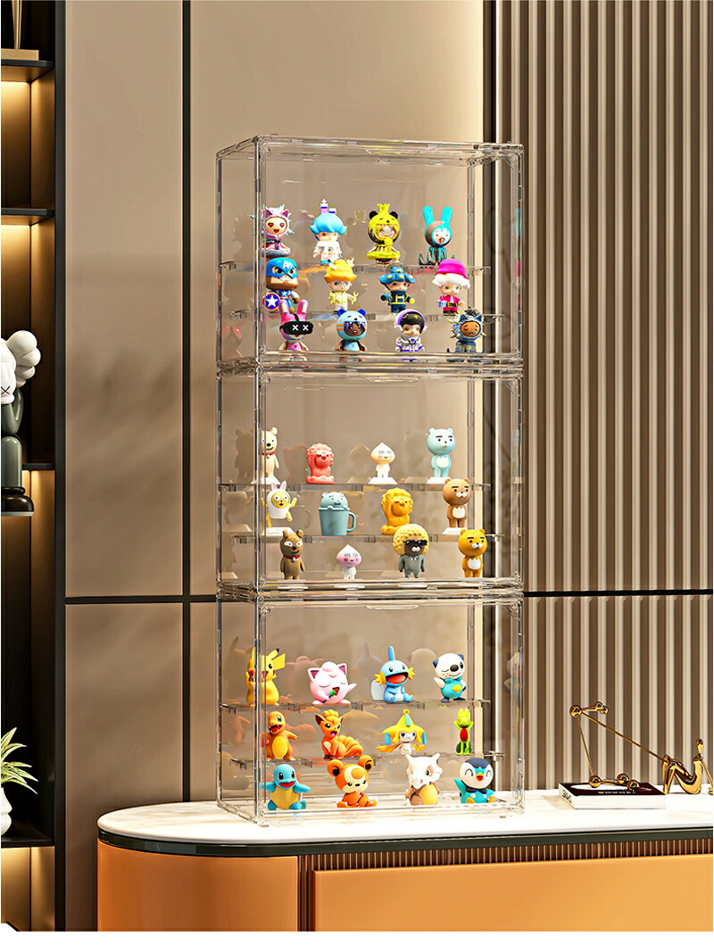 楽天市場】フィギュア展示ボックス 透明 コレクショケース 積み重ね