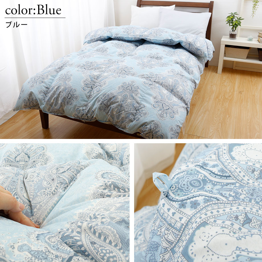 西川 羽毛布団 シングル ダウン93％ 抗菌生地 ハウスダスト軽減 | じ