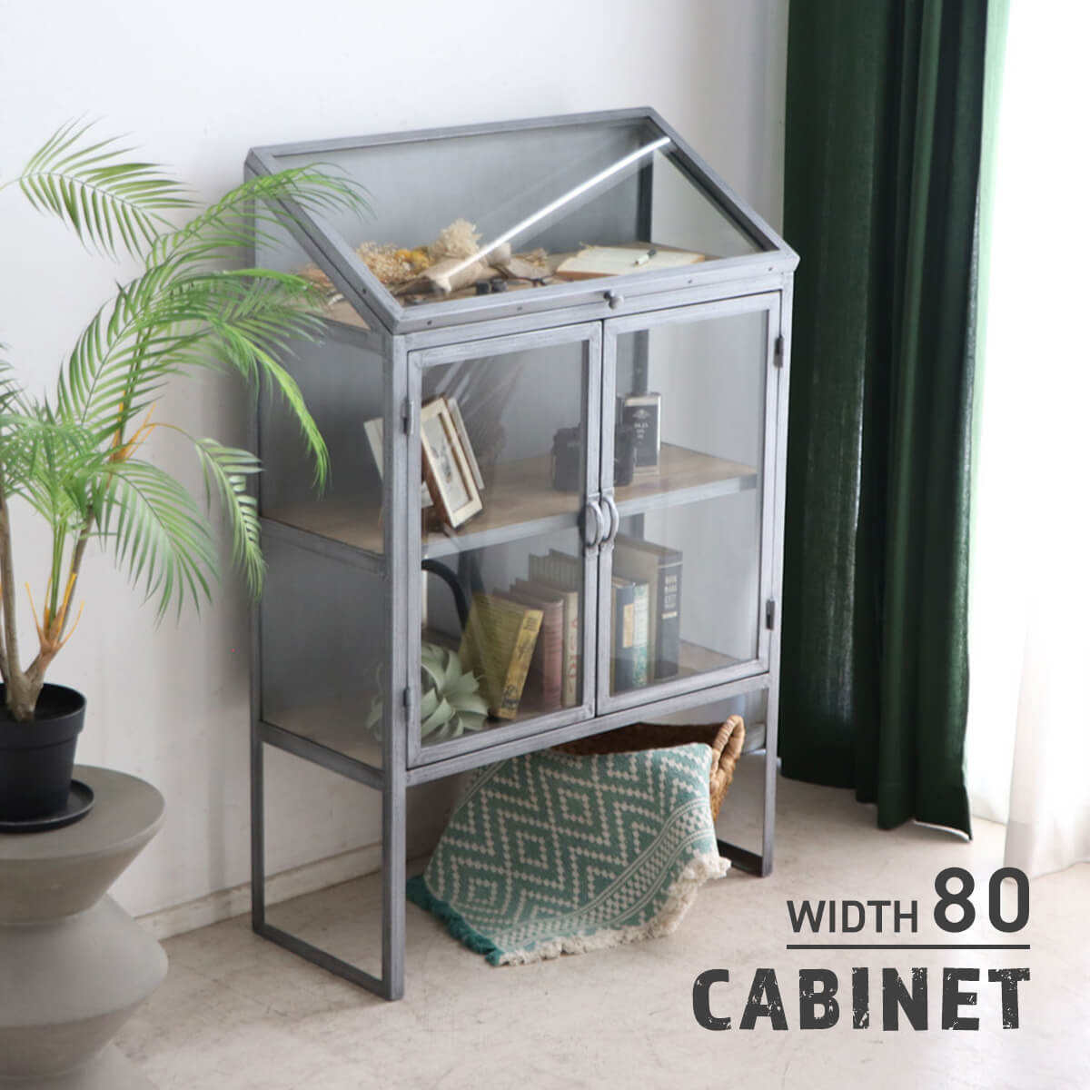 キャビネット 完成品 おしゃれ アンティーク 調 収納棚 扉付き