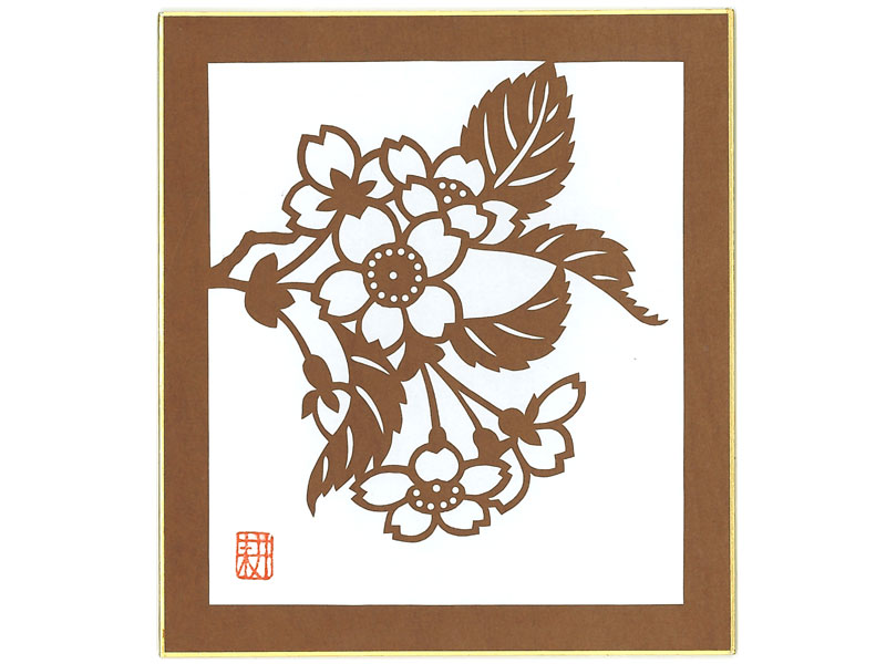 楽天市場】伊勢型紙 色紙 サクラ : 紙・文具の専門店 ミフジ