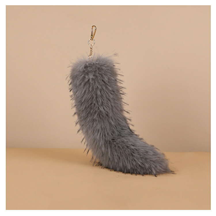 楽天市場】【全19色】しっぽ キーホルダー 尻尾 ふわふわ 狐のしっぽ