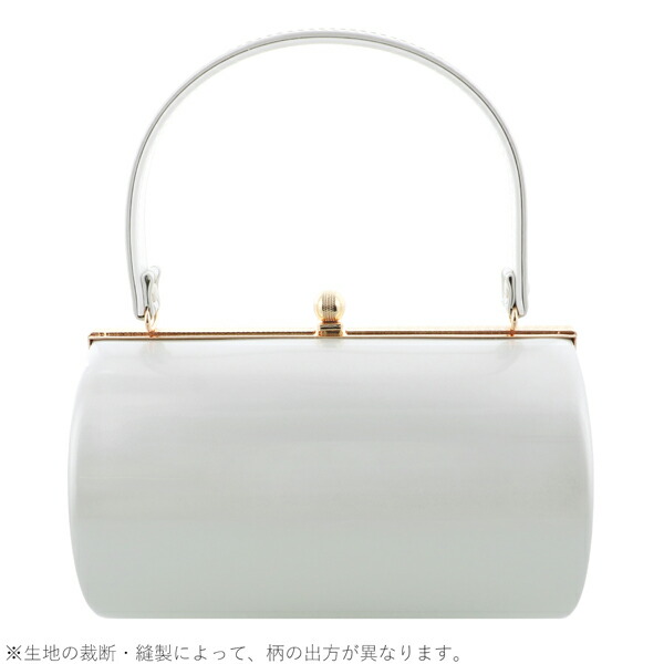 振袖 草履 バッグ 成人式 「シルバー×ホワイト No.5」 シンプルな無地