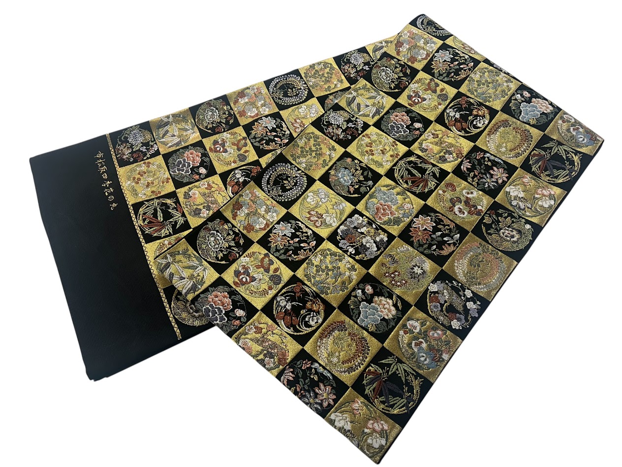 楽天市場】秋ファッション 袋帯 山下織物 正絹 京都 西陣 証紙番号503