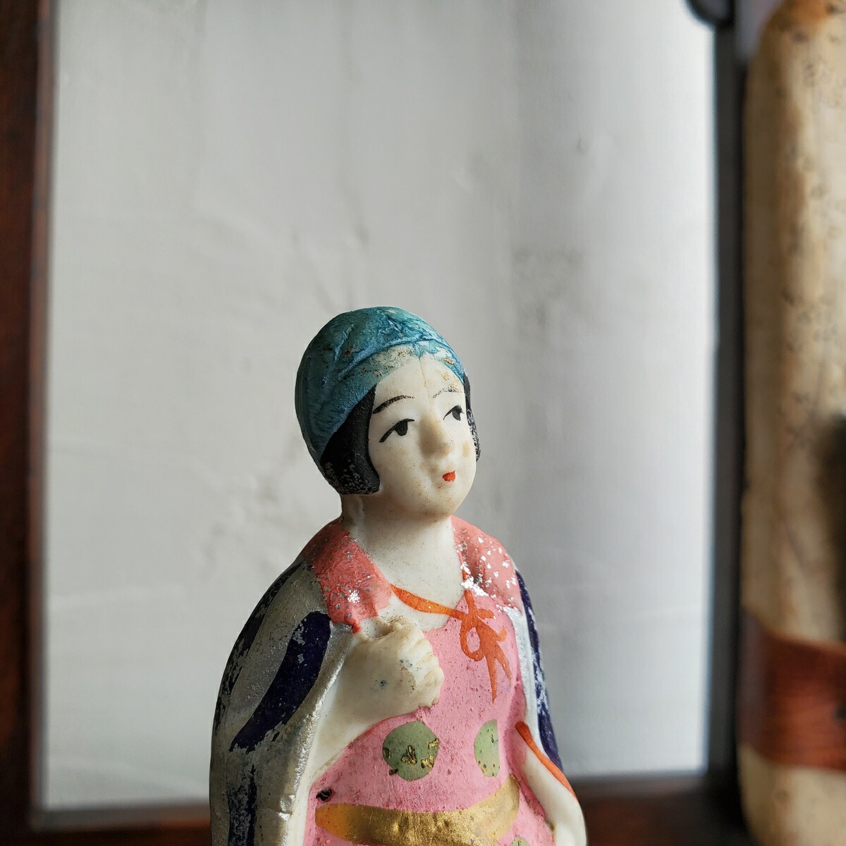 楽天市場】モダンガール 土人形 ／モダン 昭和レトロ 大正ロマン 土