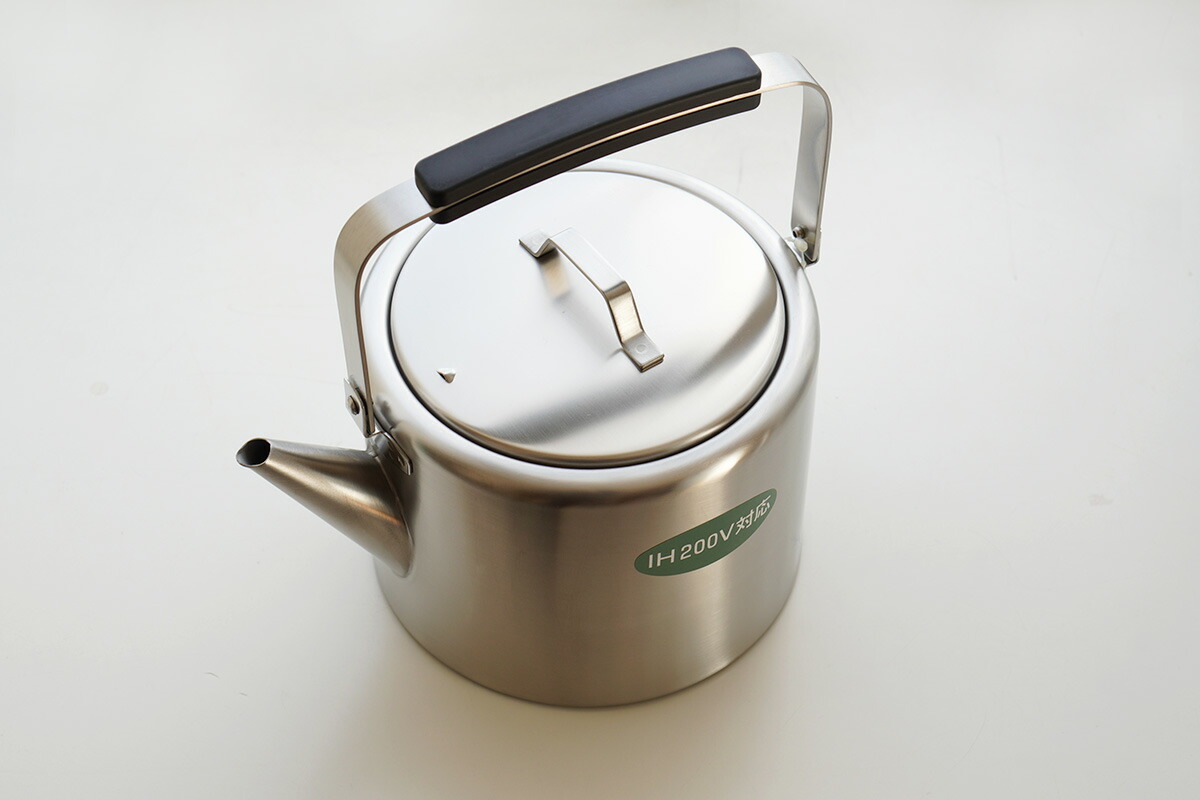 工房アイザワ ブラックピーマン200V ストレートケトル（サテン）日本製