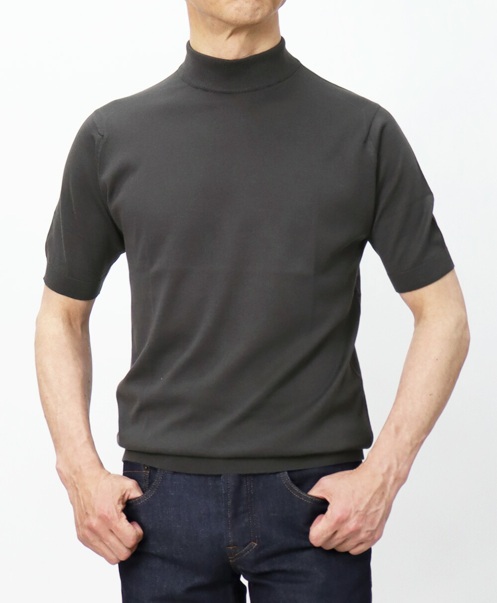 ジョンスメドレー / JOHN SMEDLEY / S4627 / モックネック ニット