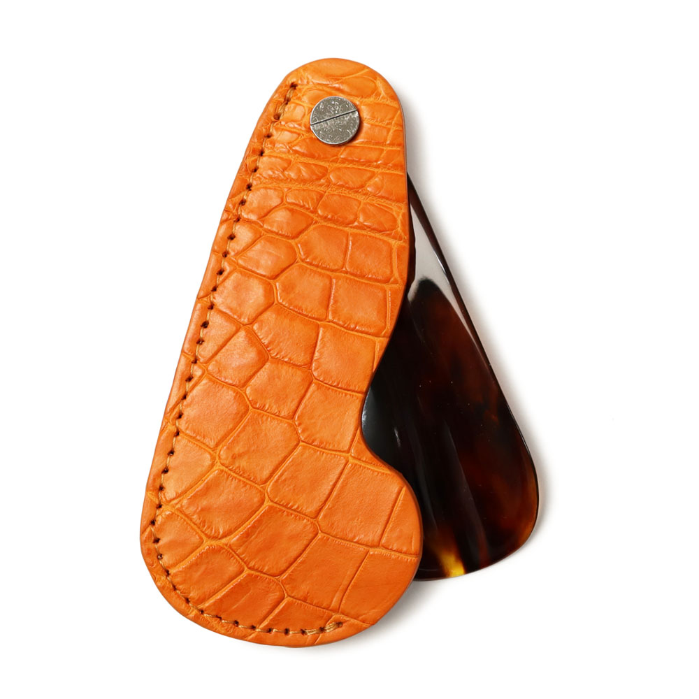 ザ ソール / THE SOLE / クロコダイル / べっこう / 鼈甲 / 携帯シュー