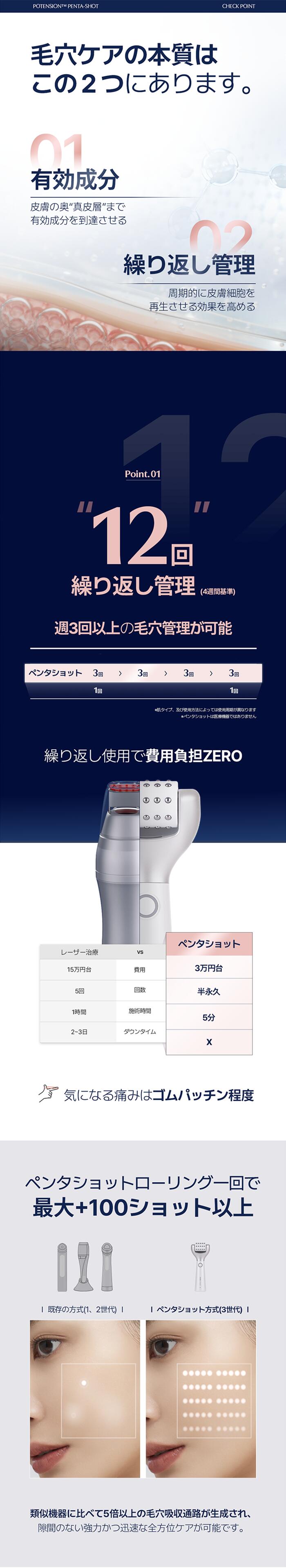 楽天市場】【セロラバイ公式】ペンタショット1日5分・毛穴の目立ち