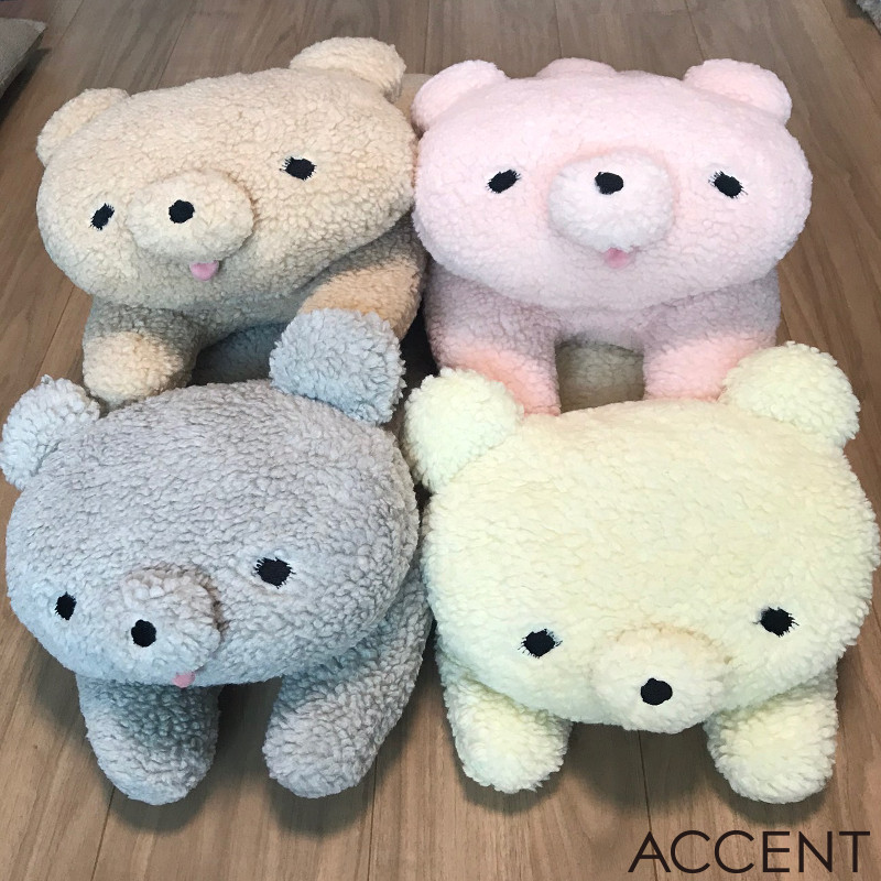 楽天市場】モチクマ ムートン クッション（MOCHIKUMA MOUTON