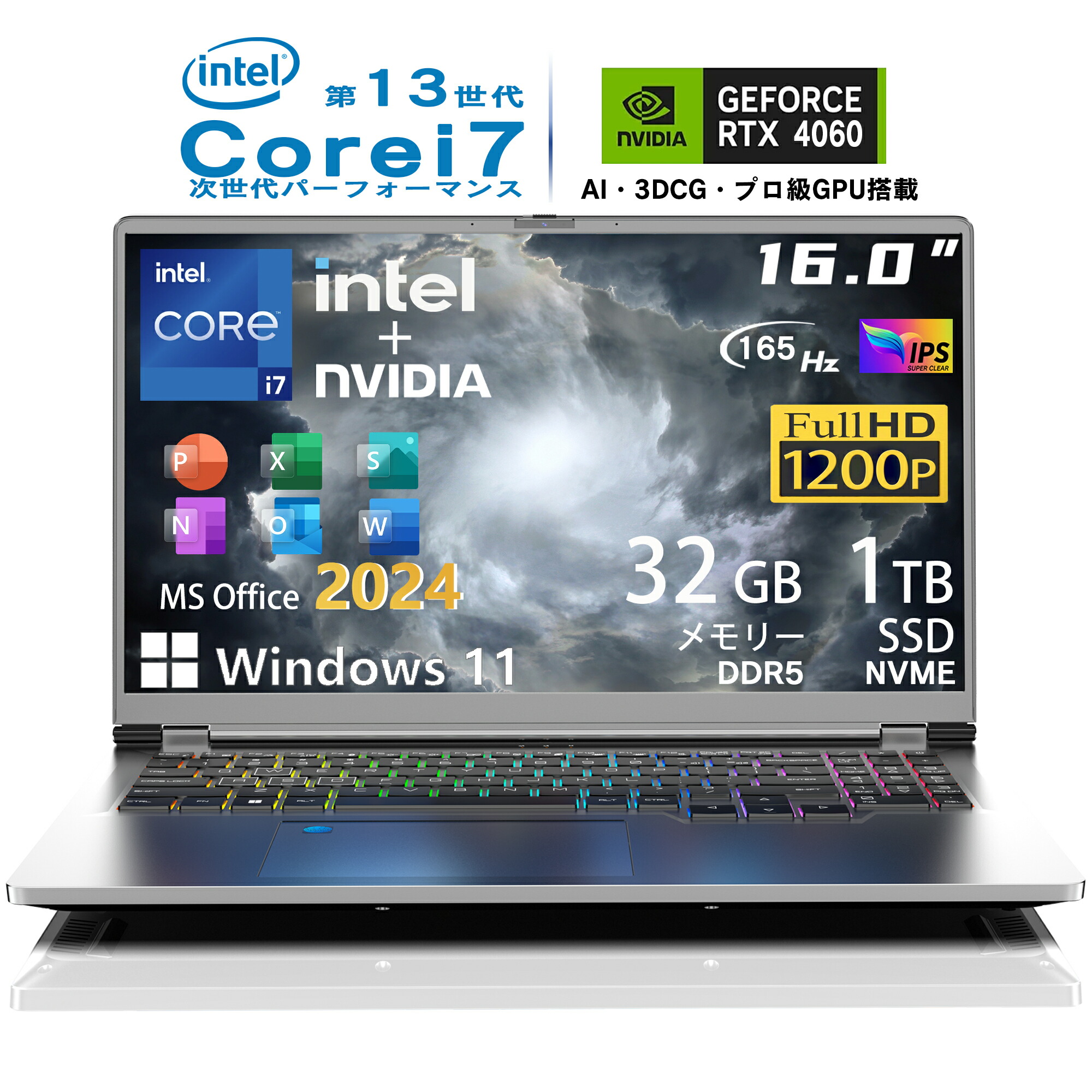 楽天市場】【1年保証】【新品】ノートパソコン office搭載 Windows11