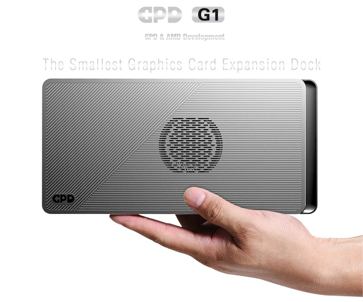 GPD G1 2024 外付けGPU Radeon RX 7600M XT搭載 サイレントモードに