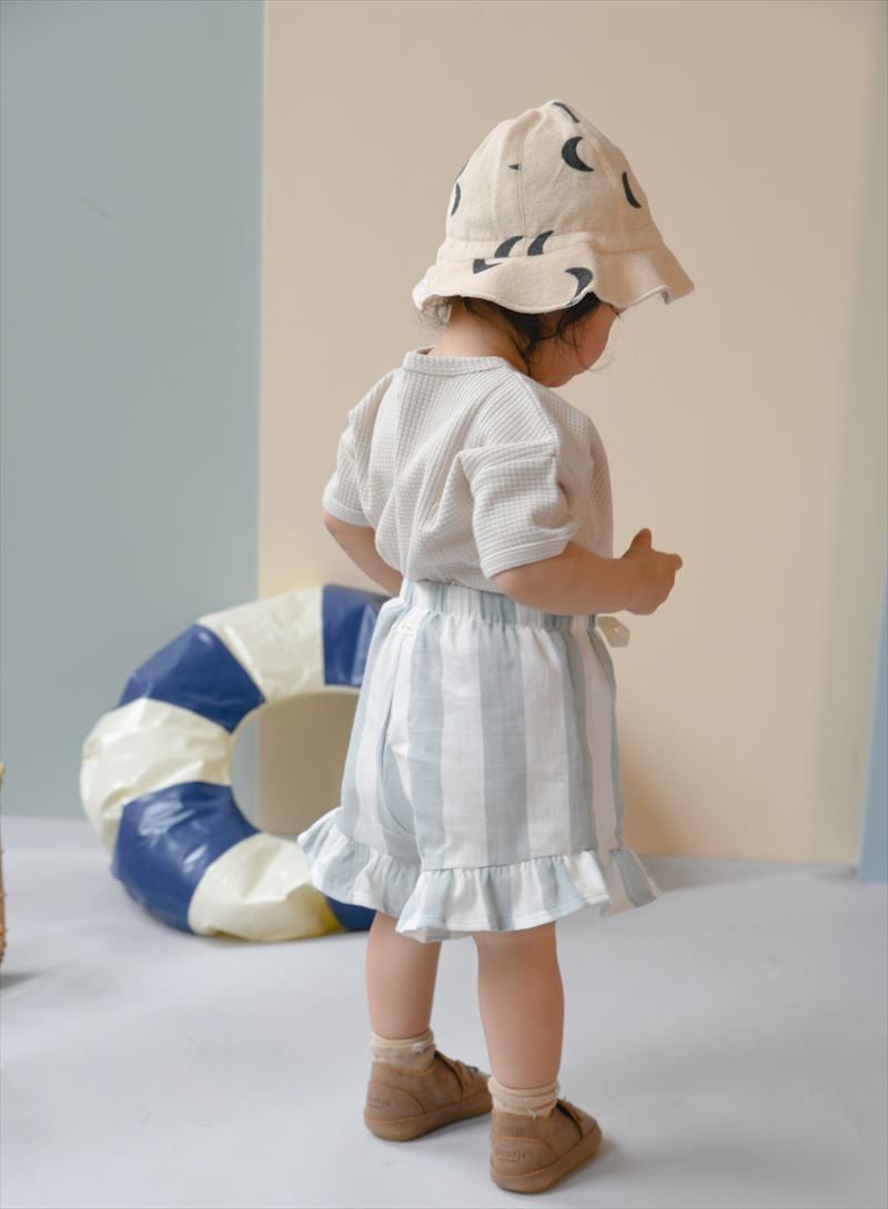 organic zoo Pebble Midnight テリーサンハット｜月柄 ベビー＆キッズ