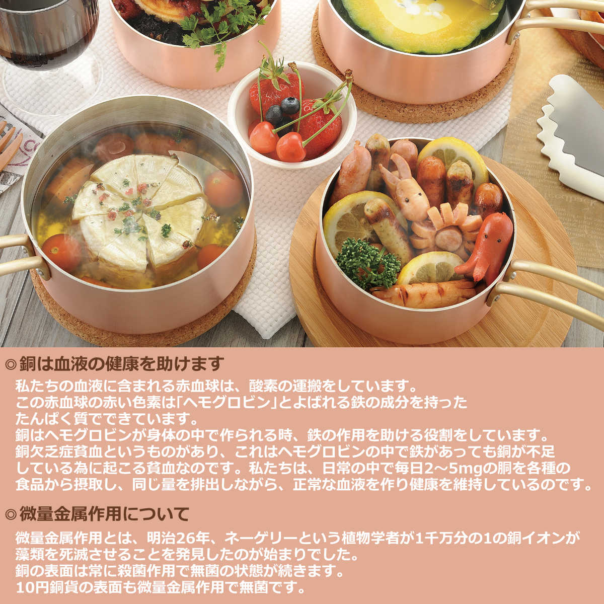 楽天市場】片手鍋 10cm ガス火専用 銅製 ちょこんと銅のプチパン 日本