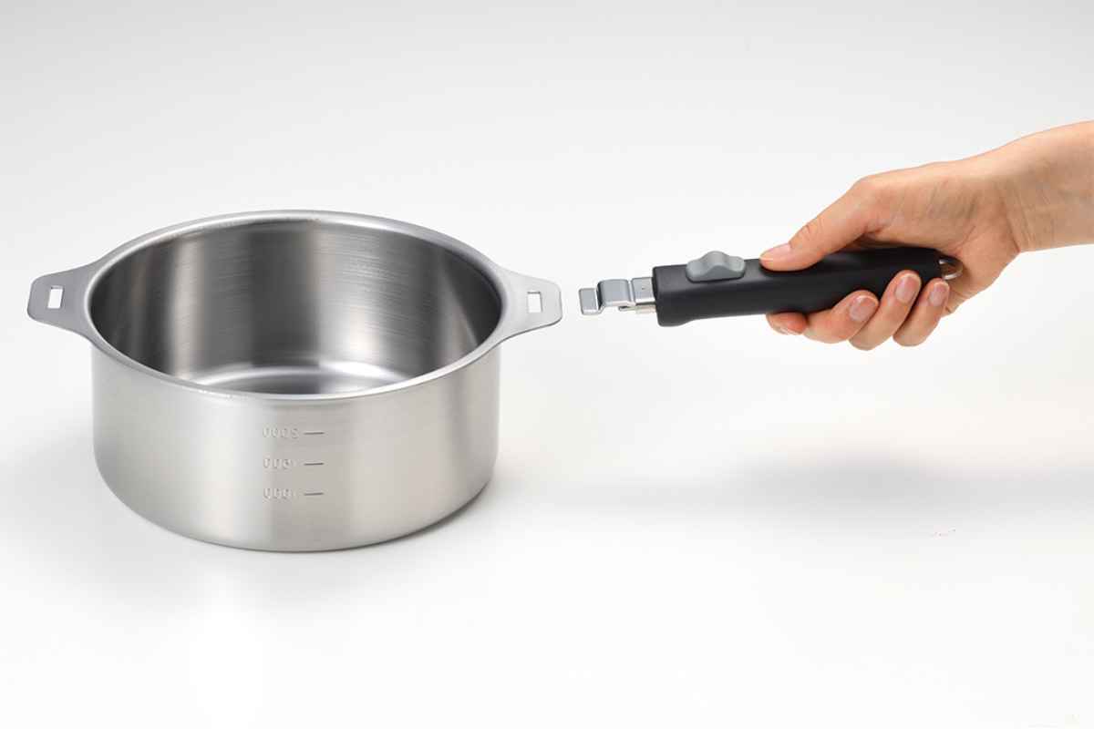 楽天市場】鍋9点セット IH対応 蓋付き 着脱式ハンドル2本付き 蒸し台