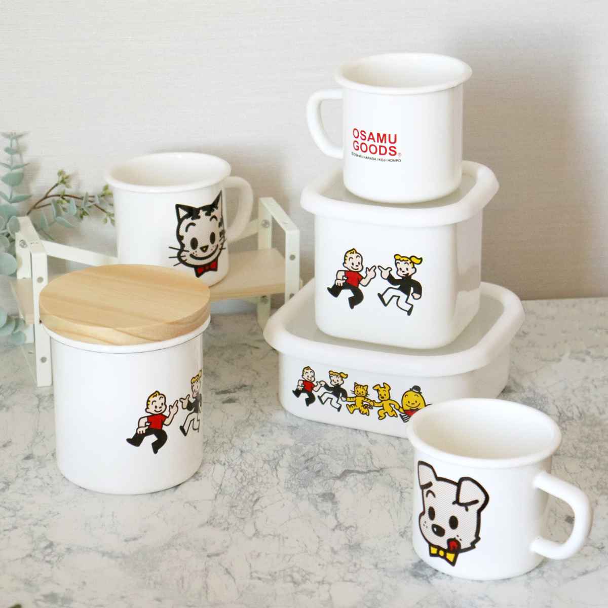 楽天市場】マグカップ 380ml OSAMU GOODS ホーロー （ ホーロー製 琺瑯