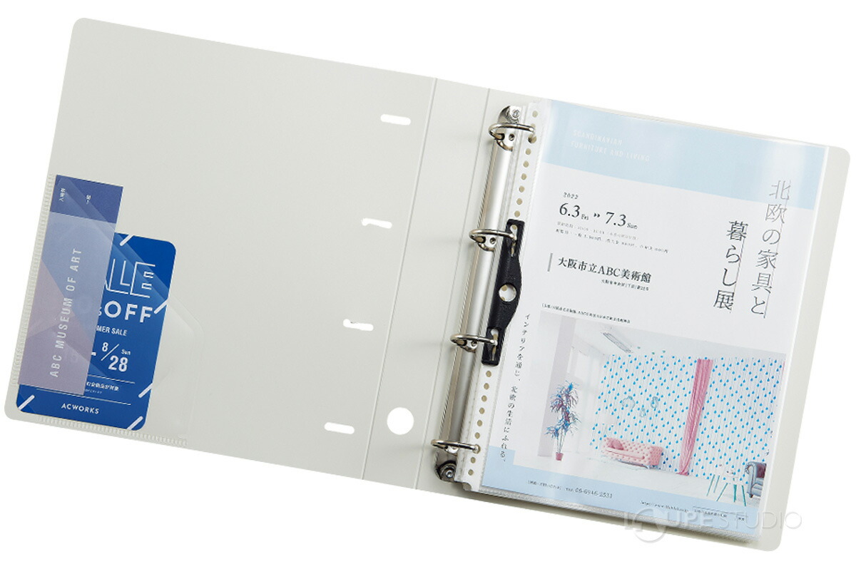 楽天市場】リングファイル A4 リヒトラブ 4穴 ファイル リクエスト D型