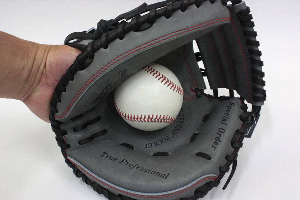 久保田スラッガー トレーニングミット LT21-M Dグレー×ブラック 右投げ