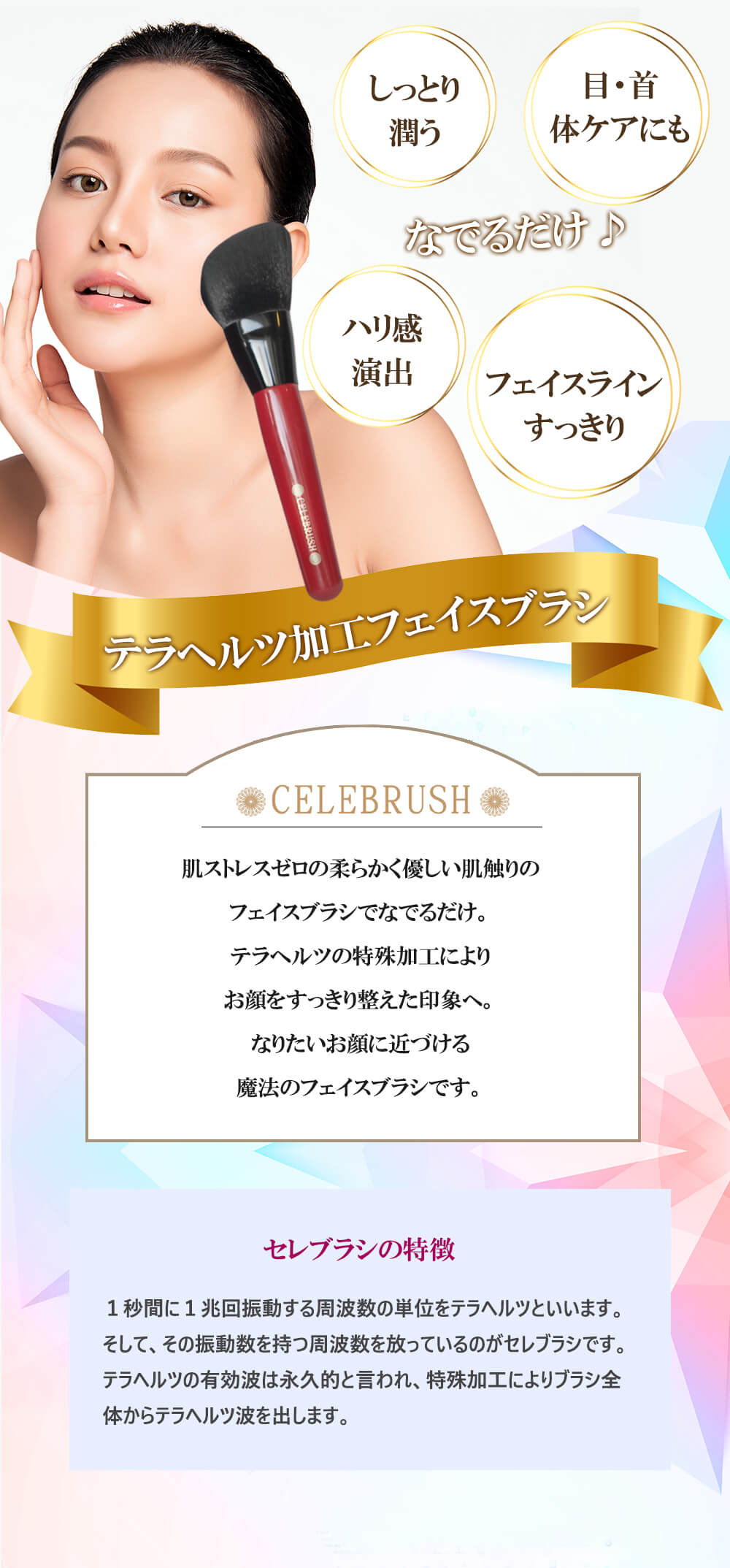 楽天市場】CELEBRUSH セレブラシ 専用カバー付き 12時迄注文は当日出荷
