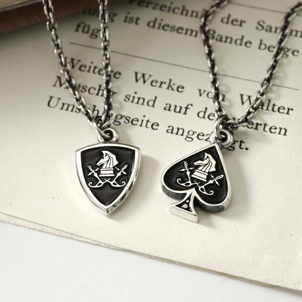 PUERTA DEL SOL ロゴ エンブレム ネックレス シルバーアクセサリー