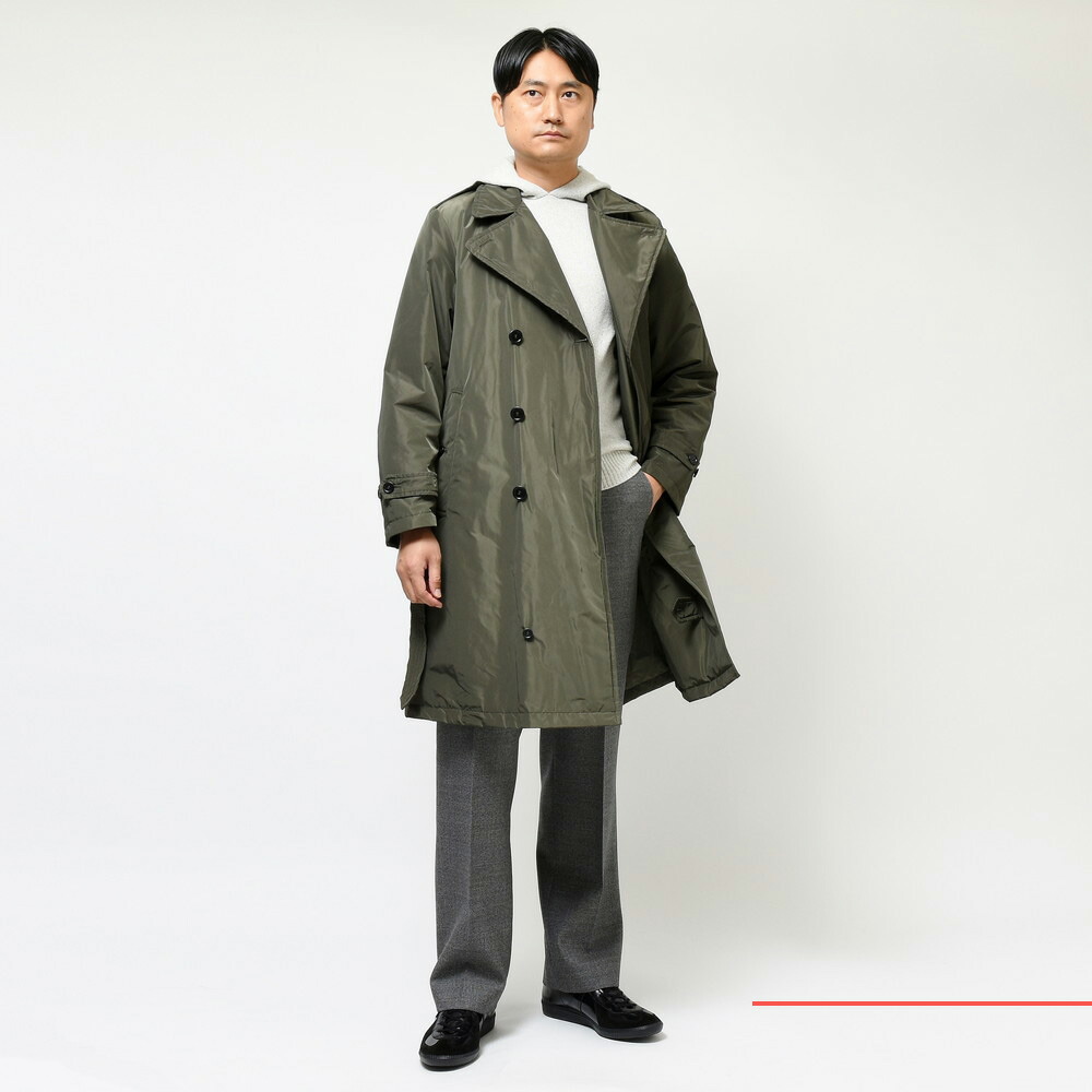 SALE】RR（アールアール）ポリエステルトレンチコートROMANO FW/MEMO