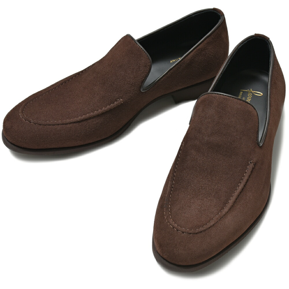 FERRANTE（フェランテ）スエードヴァンプローファー CHICシック