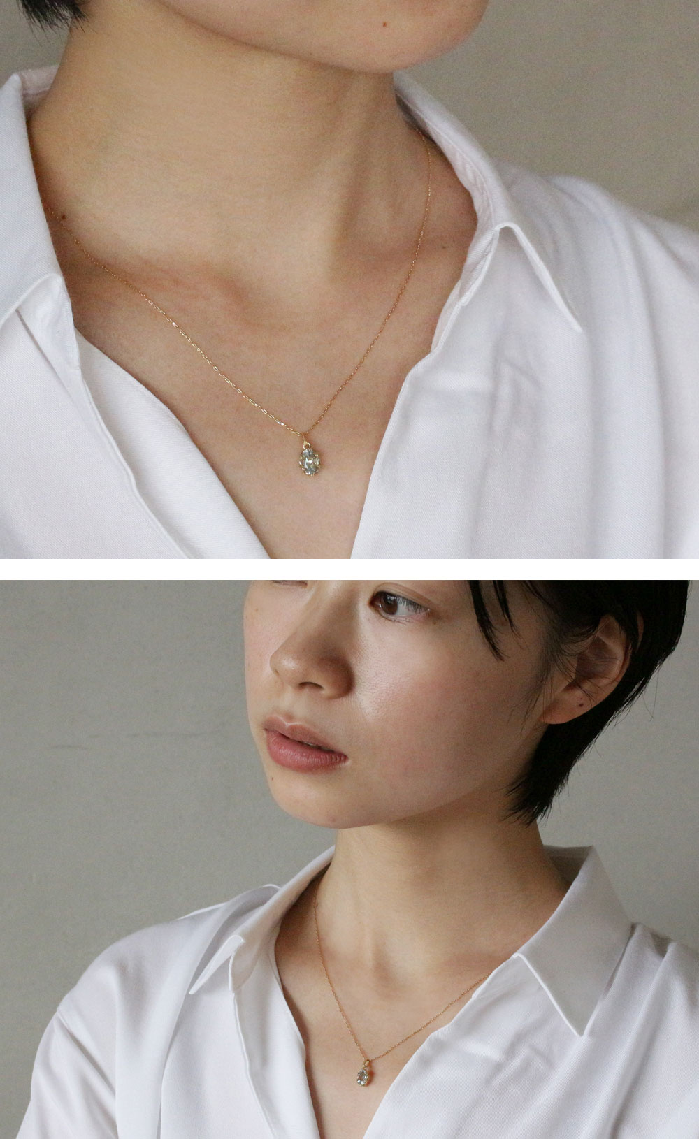 楽天市場】【現品限り】K18 アクアマリン ネックレスチャーム 0.6ct