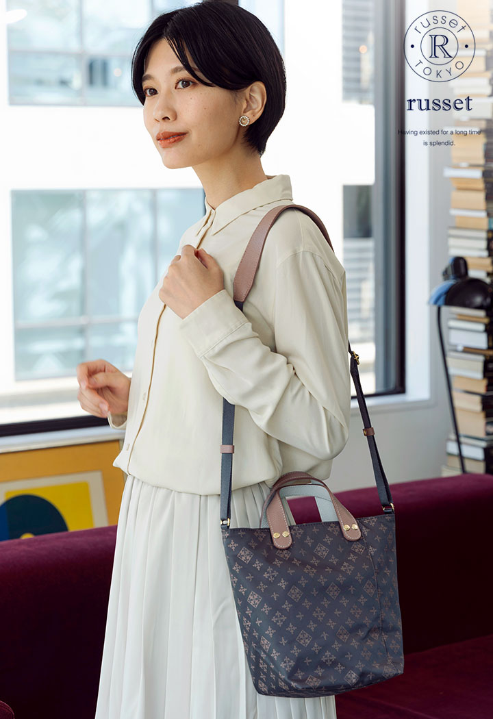 楽天市場】[russet/ラシット]JALオリジナル 2way ダブルフェイスバッグ