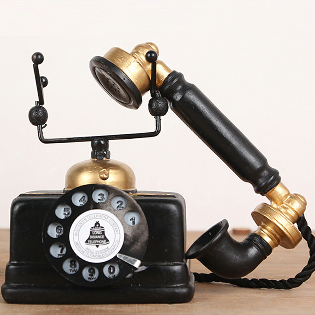 楽天市場】レトロ 電話機 オブジェ ヨーロッパ風 ヴィンテージ