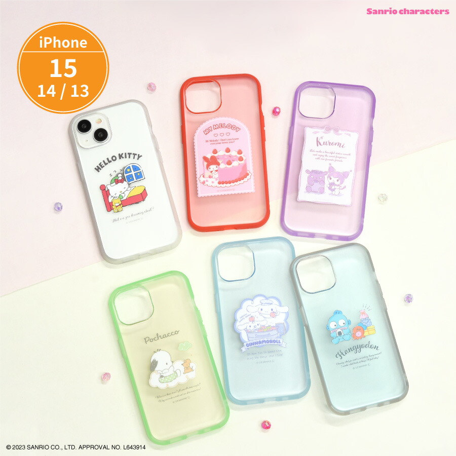 楽天市場】【公式】サンリオキャラクターズ IIIIfit Clear iPhone15