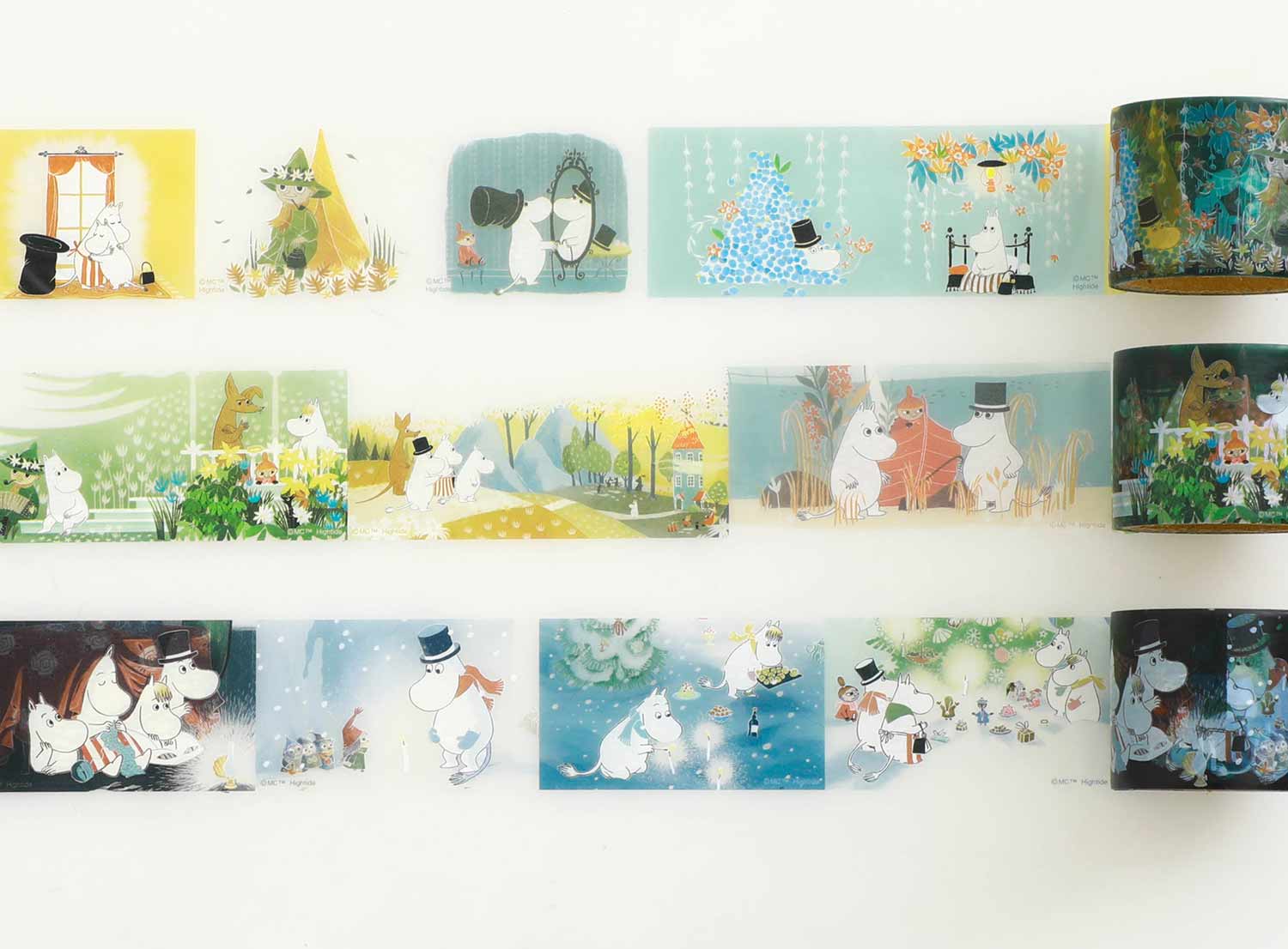 MOOMIN ムーミン | とうめいマスキングテープ | HIGHTIDE（ハイタイド