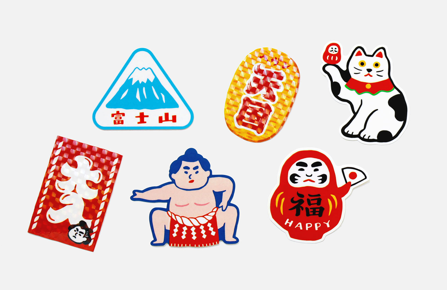 ニューレトロ | ダイカットシールセット（ニッポン） | HIGHTIDE