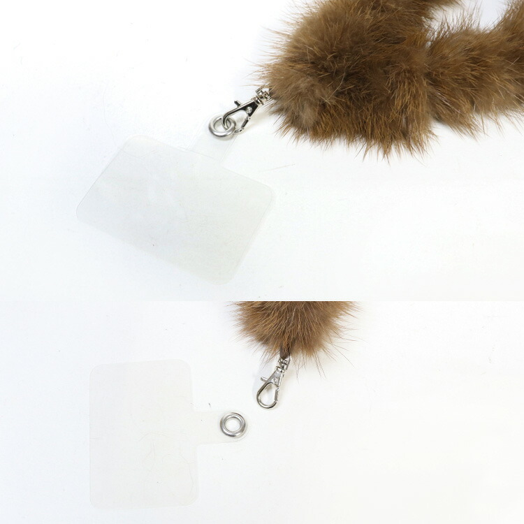 楽天市場】ミンク ファー スマートフォン ストラップ リアルファー