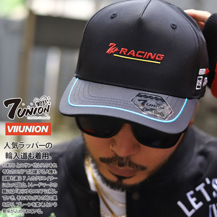 楽天市場】7union キャップ メンズ 春夏秋冬用 黒 セブンユニオン 公式