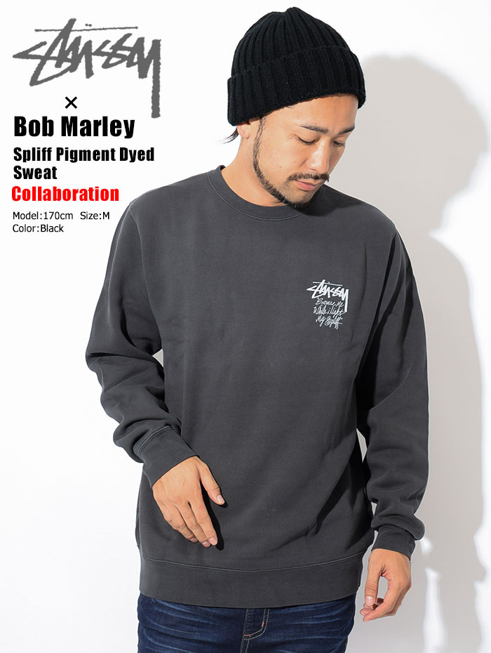 楽天市場】ステューシー STUSSY トレーナー メンズ Bob Marley Spliff