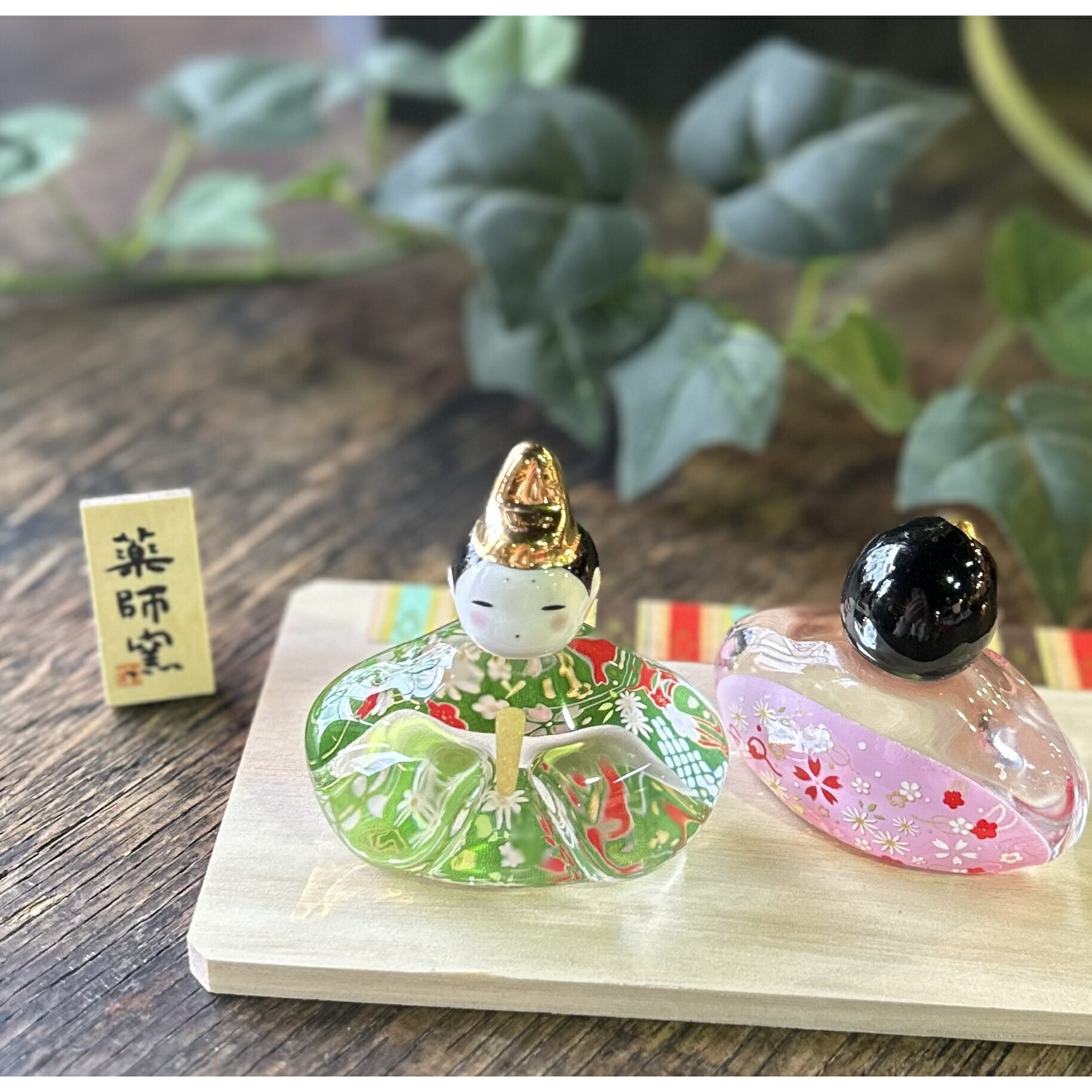 楽天市場】【再入荷】ガラスのお雛様 置物 ガラス 雛人形 ガラス製