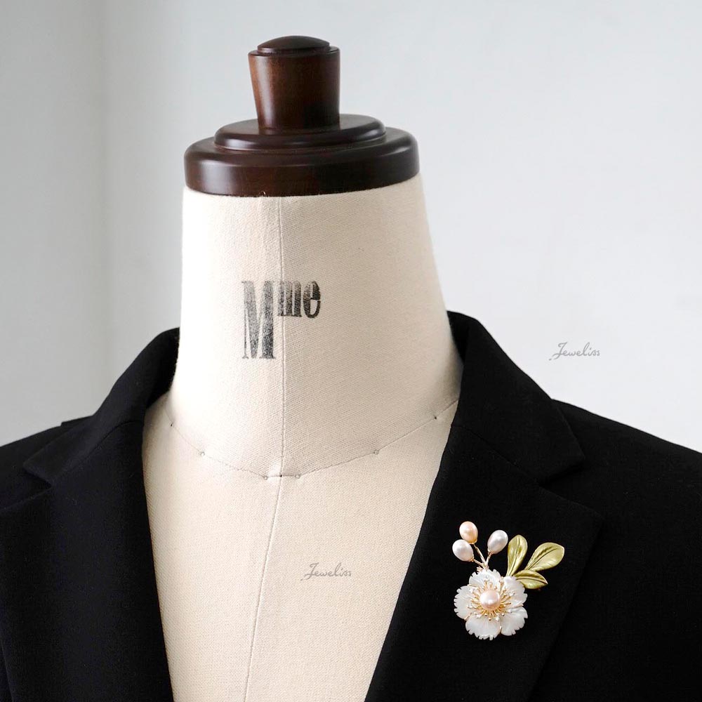 楽天市場】Jeweliss ブローチ Cerejeira セレジェイラ 桜 淡水パール