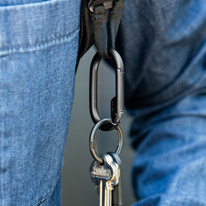 楽天市場】カラビナ リング 留め具 オービットキー キーリング