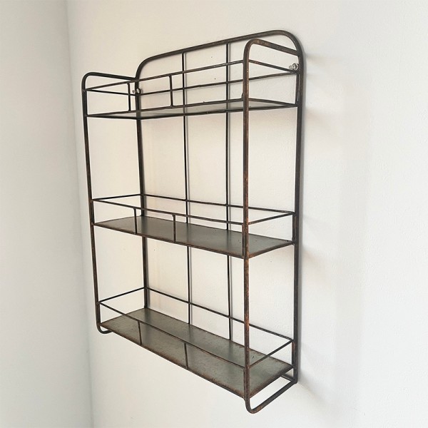 ウォールシェルフ 壁掛け棚 ヴィンテージ風 シェルフ アンティーク調