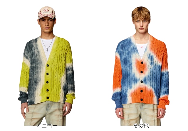 楽天市場】【SALE／52%OFF】DIESEL メンズ ニット カーディガン K