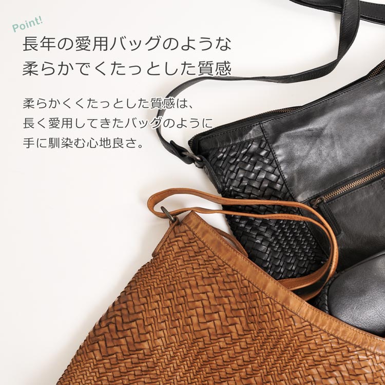 楽天市場】本革 メッシュ ショルダーバッグ レディース Mia Borsa