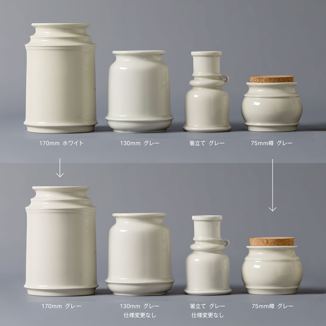 楽天市場】スコープ / キッチンツールキャニスター170mm グレー