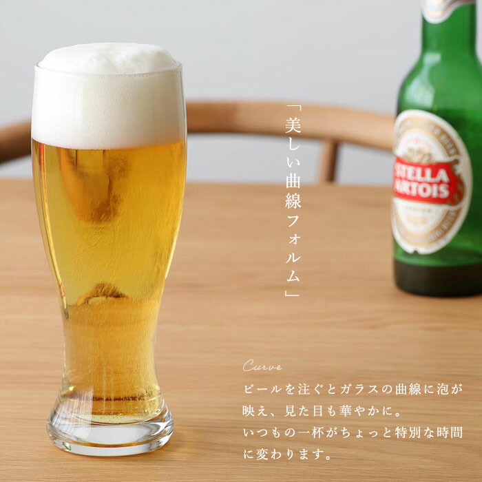 楽天市場】ビアグラス 大きめ【 AXビアテイスト420 6個入 】 強化 日本